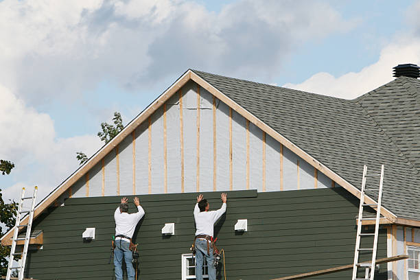Professional Siding Contractor technician working in Mount Hope, OH